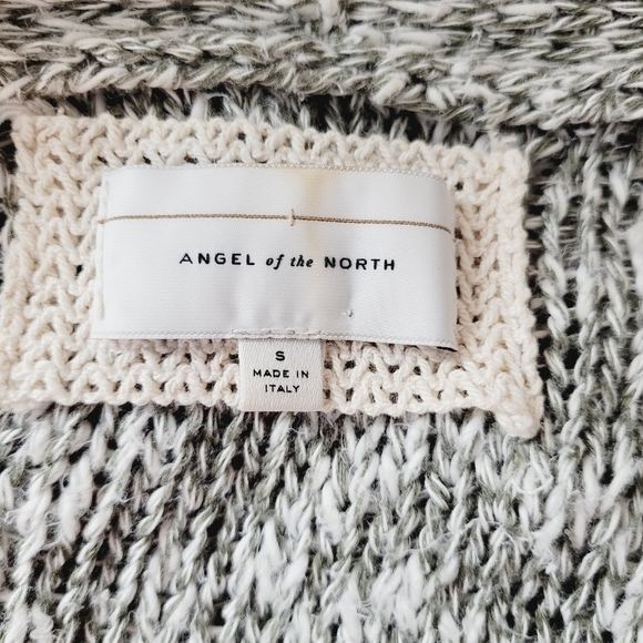 Anthropologie Angel of The North Chunky Knit Long Line  Button Up Cardigan - Picture 7 of 9